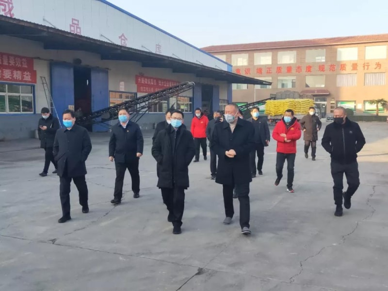 縣長申琳調(diào)研旭瑞集團(tuán)疫情防控、復(fù)工復(fù)產(chǎn)情況！